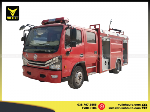 Xe cứu hỏa chữa cháy Dongfeng 5 khối